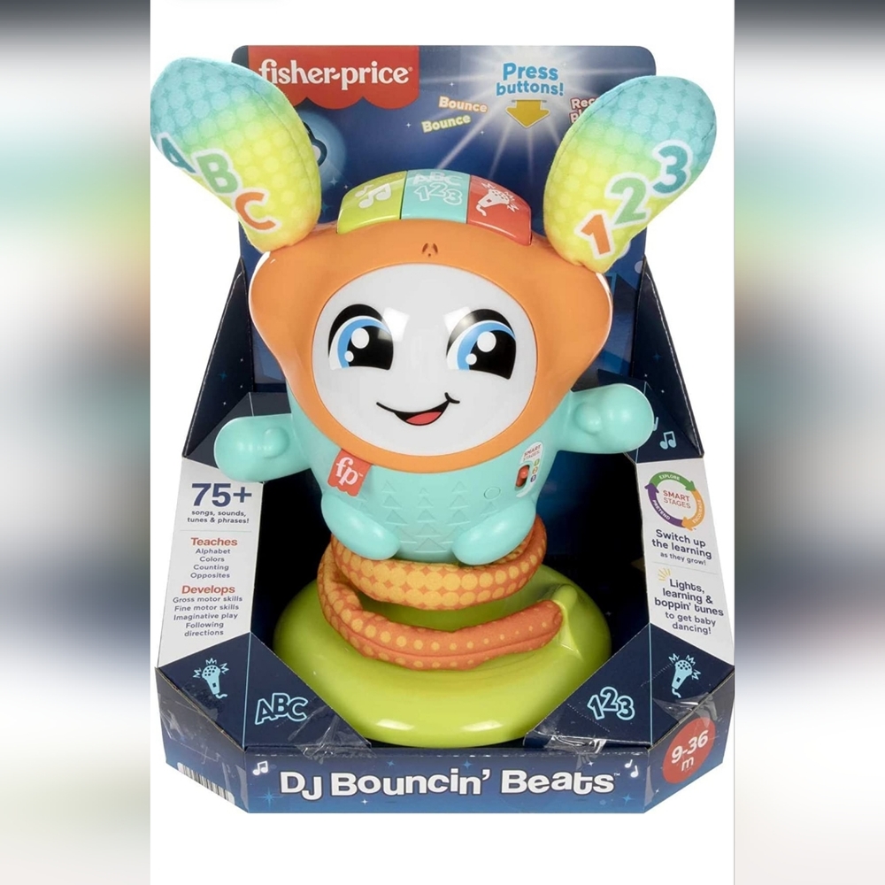 *NEW IN BOX* Fisher-Price Baby & Toddler Learning Toy Dj Bouncin’ Beats